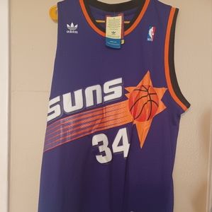 New Suns 90s Vintage  Barkley Adidas Basketball Jersey Purple